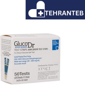 تصویر نوار قندخون گلوکوداکتر- GlucoDr 