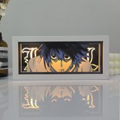 تصویر تابلو لایت باکس انیمه ای دفترچه مرگ | Death Note Anime Light Box 