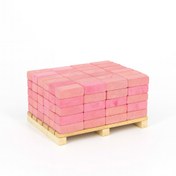 تصویر آجر فشاری مینیاتوری صورتی دو سایز 1.12 و 1.24