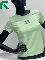 تصویر تی شرت زنانه ADIDAS سوپرنخ وارداتی آدیداس برجسته - سبز / XL 