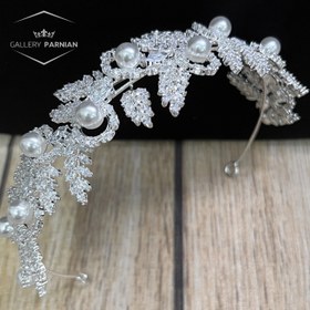 تصویر تاج عروس کد A34 Bridal Tiara Code A34