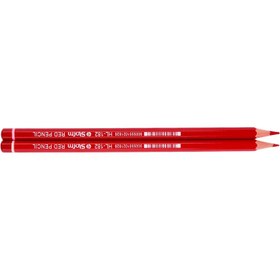 تصویر مداد قرمز استورم Storm Red Volcano HL-182 بسته 12 عددی Storm Red Volcano HL-182 Pencil Pack Of 12