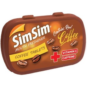 تصویر قرص خوشبو کننده دهان قهوه سیم سیم Coffee Tablets Sim Sim 