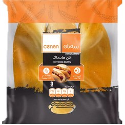 تصویر نان هات داگ 3 عددی سه نان 