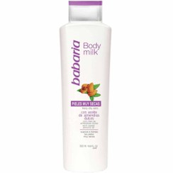 تصویر شیر بدن حاوی عصاره بادام باباریا BABARIA BODY MILK ALMOND