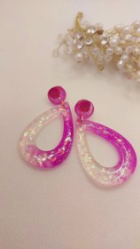 تصویر گوشواره رزینی- کد 55 