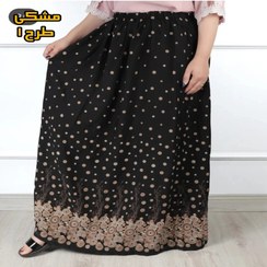 تصویر دامن نخی طرح دار Daman Nakhi tarh dar