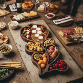 تصویر مزه خوری چوبی کد 848 