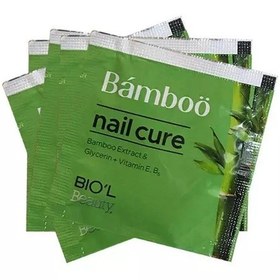 تصویر پد لاک پاک کن بیول (Biol) مدل Bamboo بسته 5 عددی لاک پاک کن، استون