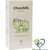 تصویر Churchill's Ribbed & Dotted Pleasure Her Condoms Churchill's Ribbed & Dotted Pleasure Her Condoms