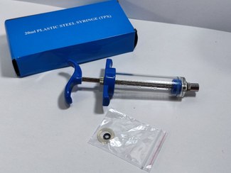 تصویر سرنگ عطر ۲۰ میل بدون سوزن Plastic Steel Syringe 20ml without Needle