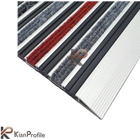 تصویر پادری آلومینیومی کد D150 با رویه PVC و موکت 