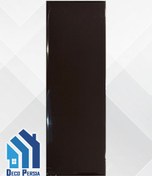 تصویر کاشی خاک‌سفید جگوار 30×10 کالکشن ژینا مشکی براق 