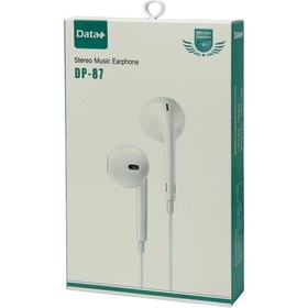 تصویر هندزفری با سیم دیتا پلاس مدل DP-87 DATA PLUS DP 87 Wired Earphones