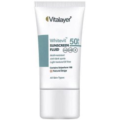 تصویر فلوئید ضد آفتاب ضد لک وایت ویت ویتالیر ۵۰ میلی لیتر Vitalayer Whitevit Anti-Brown Spot Whitening Fluid ۵۰ ml