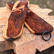 تصویر ظرف سرو چوبی 