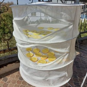 تصویر توری میوه خشک کن 3 طبقه 