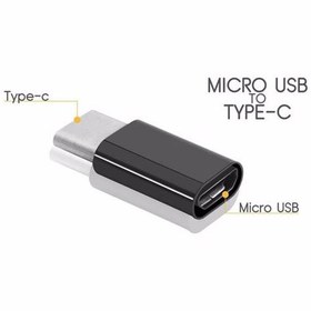 تصویر مبدل microUSB به USB-C ریمکس مدل R-1 - مشکی 