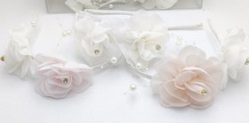 تصویر تل دو گل مرواریدی 