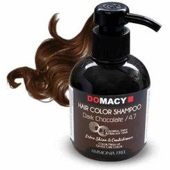 تصویر شامپو رنگساژ شکلاتی تیره 4.7 دوماسی 