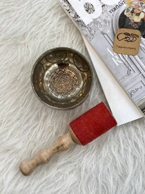 تصویر کاسه تبتی دستساز سایز 10 singing bowl