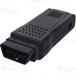 تصویر کانکتور 16پین نری بدنه بلند مشکی REFACO OBDI OBDII CONNECTOR 16PIN MALE WITH LONG COVER & 2X8 CONNECTOR 