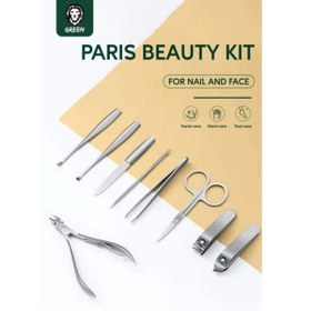 تصویر ست مانیکور و پیلینگ گرین Paris Beauty Kit For Nail and Face 
