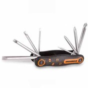 تصویر پیچ گوشتی چاقویی 8 عددی مدل IM-1012FS برند آیرون مکس IRONMAX folding screwdriver set