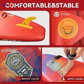 تصویر پدل‌ برد Interstellar برند Skatinger رنگ قرمز 