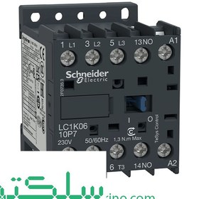 تصویر مینی کنتاکتور 6 آمپر 220 ولت جریان متناوب LC1K0610M7اشنایدر Schneider 