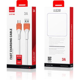 تصویر کابل تبدیل USB به MICROUSB هیسکا مدل LX-871AM طول 1 متر 