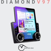 تصویر مانیتور خودرو دیاموند مدل V97 سایز ۹.۷ اینچ رم ۴ حافظه ۶۴ 