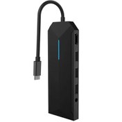 تصویر هاب گیمینگ برند پرودو مدل porodo 9IN1 Usb-c HUB 4K Gamers Edition PDX526 