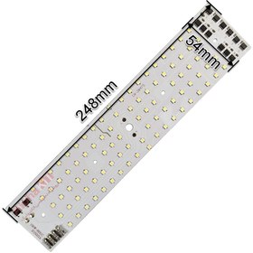 تصویر ال ای دی پروژکتوری ۱۰۰ وات ۲۲۰ ولت SMD خطی سفید مهتابی 