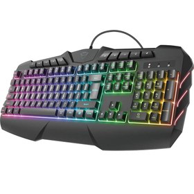 تصویر کیبورد گیمینگ باسیم تراست مدل GXT 881 ODYSS Trust GXT 881 ODYSS Wired SEMI-MECHANICAL LED Gaming Keyboard