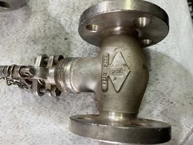 تصویر شیر کشویی "3/4 استلنس استیل کلاس 150 جنس بدنه STEM F304 F304 سیت F304 دیسک F304 GATE VALVE 3/4" #150 WELDED BONNET STEEL BODY F304 STEM F304 SEAT304 DISC F304