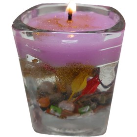 تصویر شمع ژله ای شاتی لاله مجموعه ۴ عددی candle panah