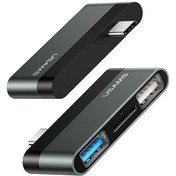 تصویر هاب 3 پورت تایپ سی یوسامز Usams US-SJ463 Type-C Mini HUB 