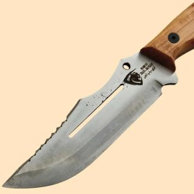 تصویر چاقوی شکاری مروارید 1 - دسته چوبی 