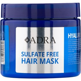 تصویر ماسک مو با آبکشی فاقد سولفات حاوی هیالورونیک اسید 400میل آدرا Adra Sulfate Free Hair Mask Hydra Solution 400ml