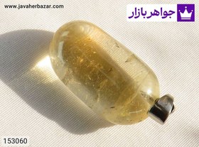 تصویر مدال سنگ سیترین شفاف یک کار فوق العاده زیبا کد 153060 