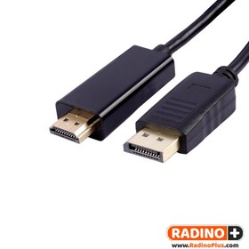 تصویر کابل تبدیل DISPLAY PORT به HDMI رویال طول 3 متر ROYAL DISPLAY PORT TO HDMI CABLE 3m