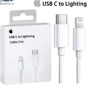 تصویر CABLE CHARGE APPLE TYPE-C TO LIGHTINING ا کابل تایپ سی به لایتنینگ آیفون اصلی اپل Apple USB-C To Lightning Cable کابل تایپ سی به لایتنینگ آیفون اصلی اپل Apple USB-C To Lightning Cable