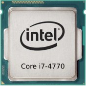 تصویر پردازنده کامپیوتر اینتل Core i7-4770 Haswell استوک Intel Core i7-4770 Haswell Computer Processor Used