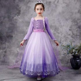 تصویر لباس پرنسسی السا کد: Elsa Princess Dress 11110 