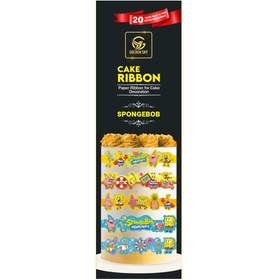 تصویر روبان کیک باب اسفنجی 