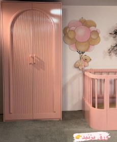 تصویر سرویس کودک تمام چوب و ام دی اف مدل آیماه Aimah