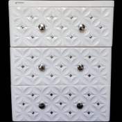 تصویر فایل کشویی تسا ۳ کشو نگین دار 