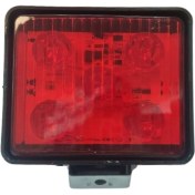 تصویر چراغ ترمز چشمکزن استوپی ۵ تایی نور قرمز ۹-۱۲-۲۴ ولت dsp 