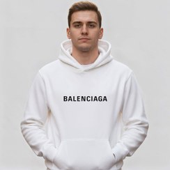 تصویر هودی مردانه طرح Balenciaga کد BR008 
